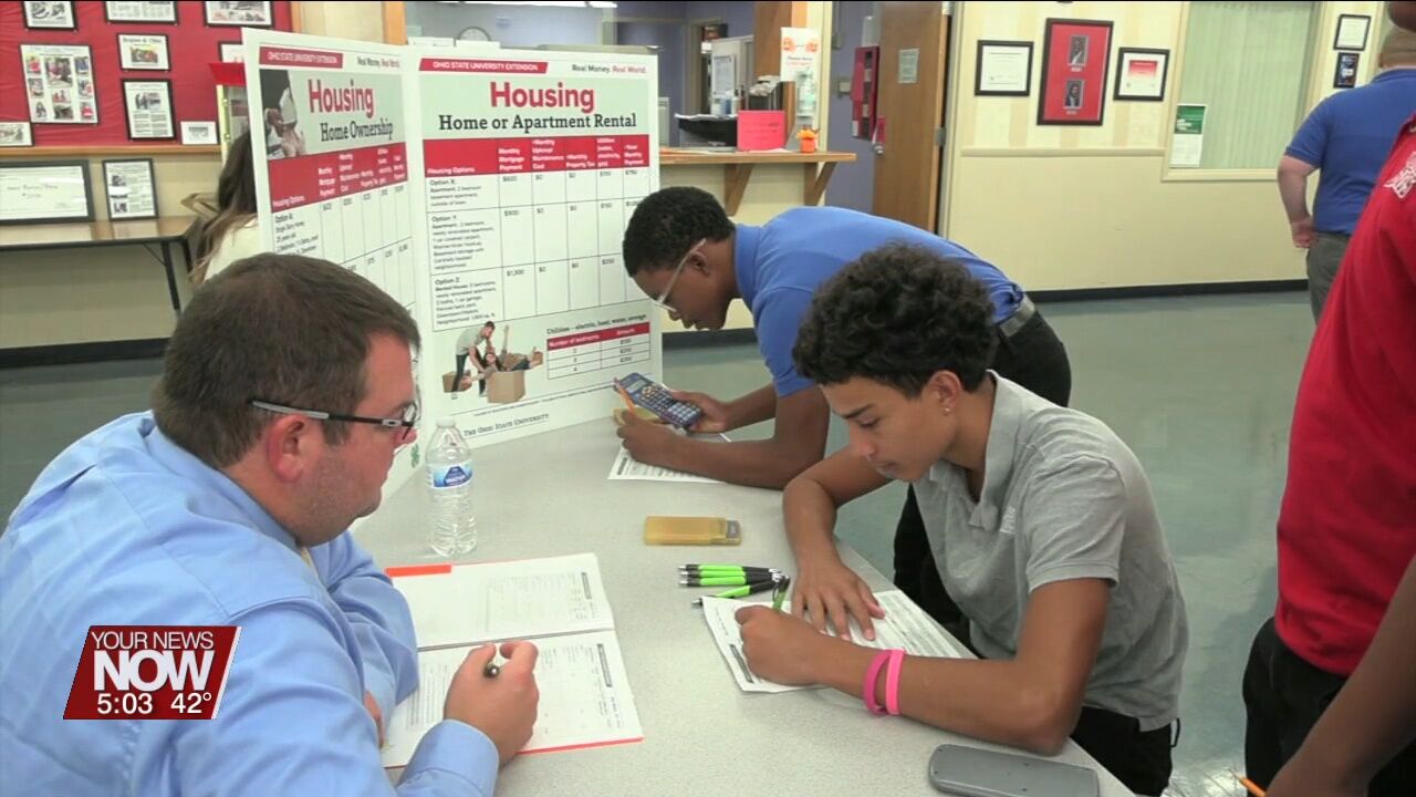 Heir Force Academy students learn about money management with Real Money Real World program